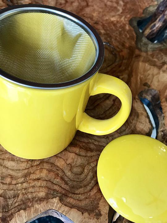 Infuser Mug, Yellow