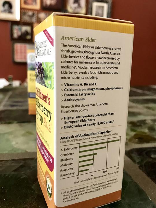 Elderberry Syrup (children's)