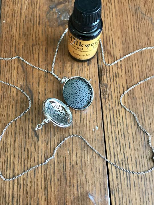 Diffuser Necklace Flower of Life (large)