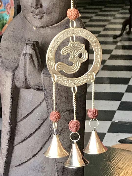 Brass Wind Chime with OM Symbol