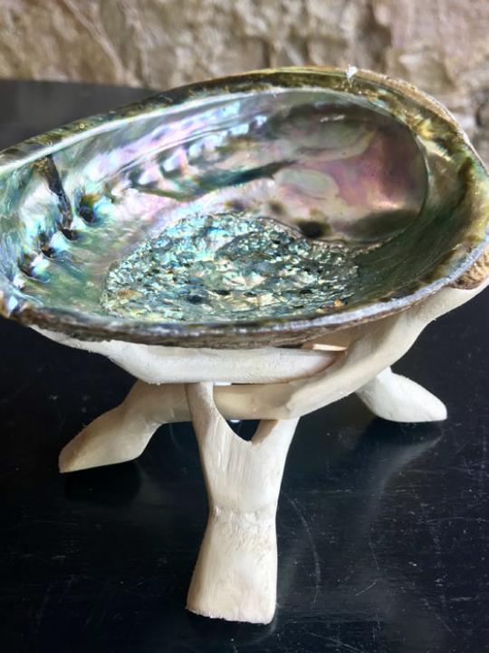 Abalone Shell with Stand