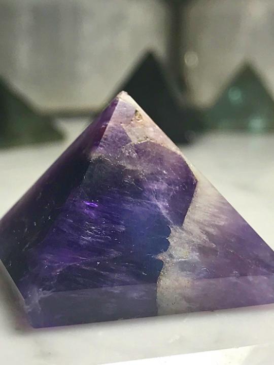 Amethyst Pyramid 25MM
