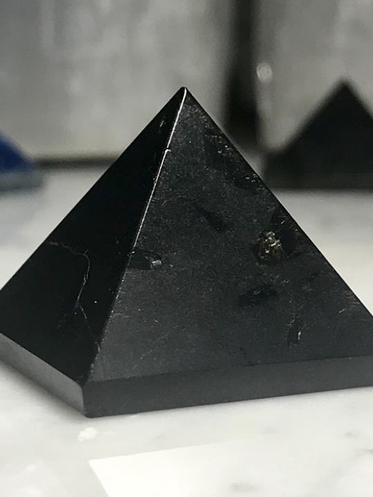 Black Tourmaline Pyramid 25MM
