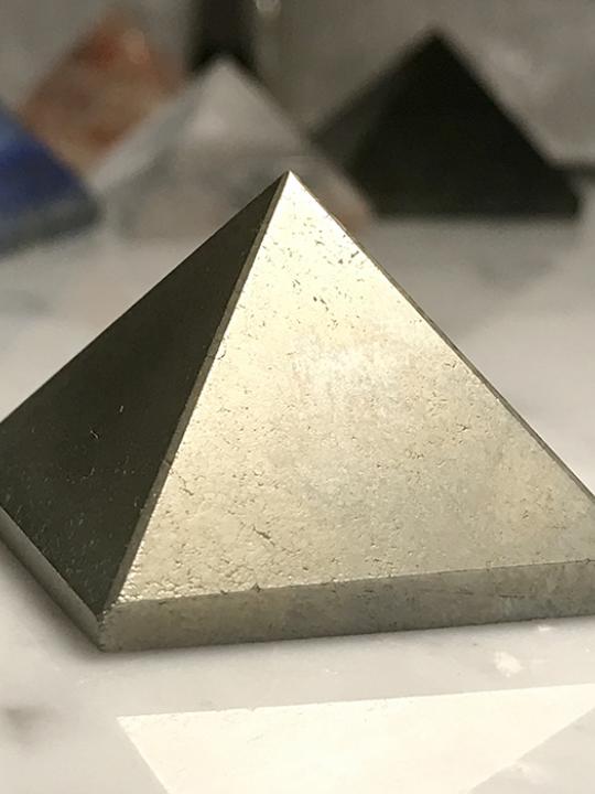 Pyrite Pyramid 25MM